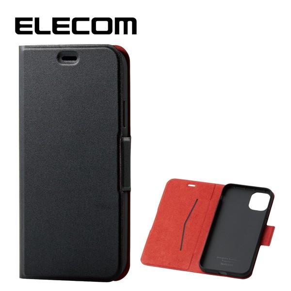 スマホケース ELECOM エレコム PM-A19CPLFUBK iPhone 6.1インチ ケース...