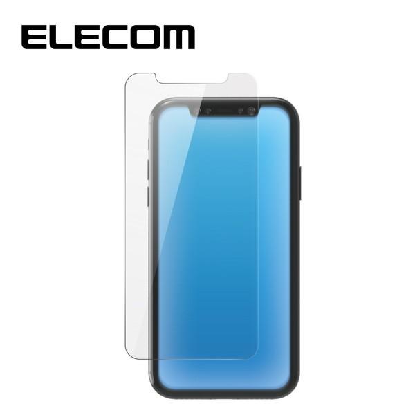 ELECOM PM-A19CFLGGBL iPhone 6.1インチ XR 保護フィルム ガラス 9...