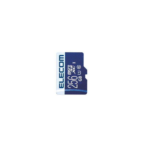 ELECOM MF-MS256GU11R MicroSDXCカード データ復旧サービス付 UHS-I...