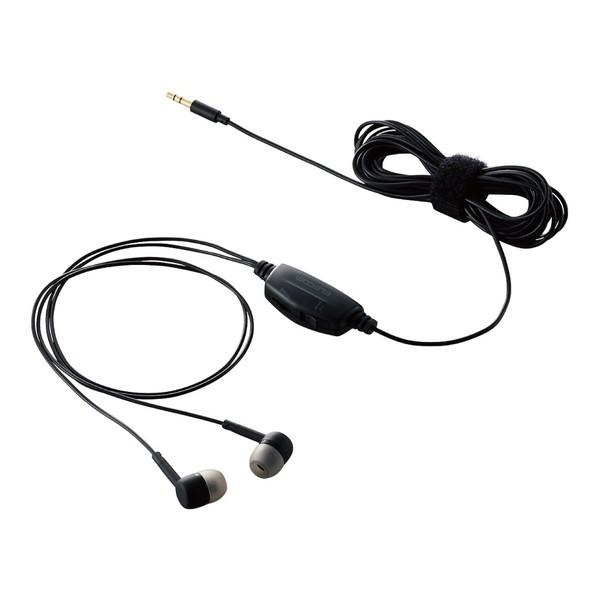 テレビ用イヤホン ELECOM エレコム EHP-TV11C5BK φ3.5mm 3極ミニプラグ ス...