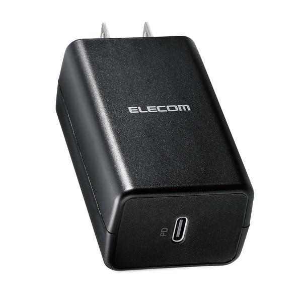 ELECOM ACDC-PD1645BK ACアダプター スマホ充電器 タイプCポート×1 コンパク...