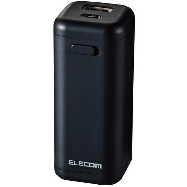 ELECOM DE-KD02BK ブラック モバイルバッテリー/乾電池式/A-Cケーブル付属/単3電...