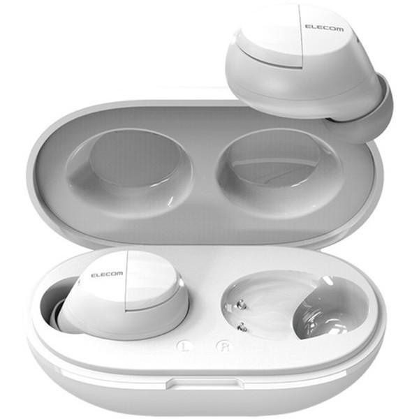 ワイヤレスイヤホン ELECOM エレコム LBT-TWS12WH ホワイト 完全ワイヤレスイヤホン...