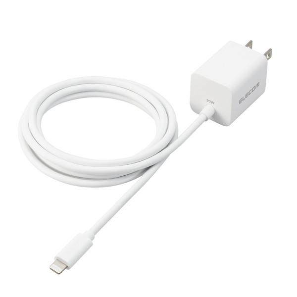 USB充電器 ELECOM エレコム MPA-ACLP05WH USB Type-C 充電器 PD ...