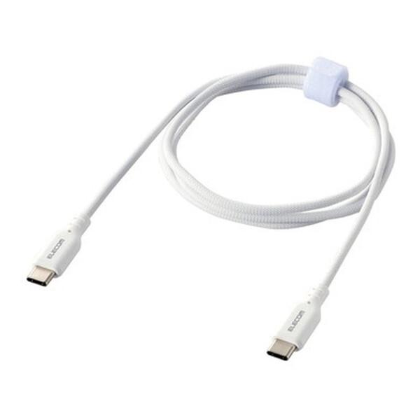 ELECOM MPA-CCSSM10WH ホワイト USB TypeーCケーブル ((タイプC to...