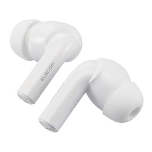 ELECOM LBT-TWS15WH2 ホワイト ワイヤレスイヤホン (Bluetooth5.2 ア...