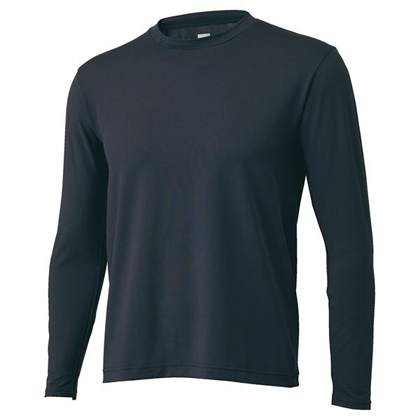 ZETT ゼット 野球ウエア クルーネック 長袖 ライトフィットアンダーシャツ ブラック S BO8...