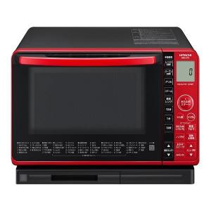 過熱水蒸気オーブンレンジ 22L 日立 HITACHI ヘルシーシェフ MRO-S7X レッド 電子レンジ スチームオーブン フラット MROVS7の後継