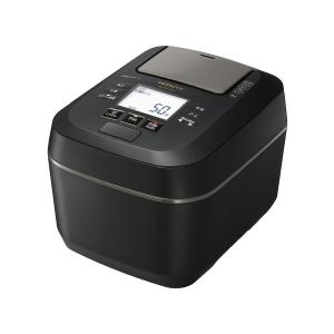 炊飯器 5.5合炊き 日立 HITACHI ふっくら御膳 IH RZ-W100DMK フロストブラック 圧力スチーム IH炊飯器 沸騰鉄釜 大火力 蒸気 少ない 蒸気カット