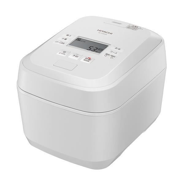 炊飯器 5.5合炊き 一人暮らし用 日立 RZ-V100HM(W) IH IH炊飯器 フロストホワイ...