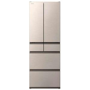 日立 ノンフロン冷凍冷蔵庫　2022年製　485L R-HW48S 6ドア 日立（HITACHI） 冷蔵庫 6ドア 幅65cm 485L フレンチドア 観音開き