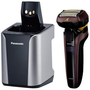PANASONIC(パナソニック) シェーバー ES-LV7D-T 茶 ラムダッシュ(LAMDASH) 5枚刃 日本製 水洗い 音波洗浄 全自動洗浄充電器 ESLV7D