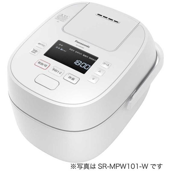PANASONIC SR-MPW181 ホワイト 可変圧おどり炊き 可変圧力IHジャー炊飯器 (一升...