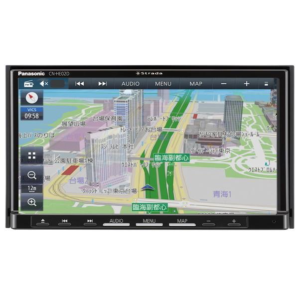 PANASONIC CN-HE02D ストラーダ HEシリーズ 7V型ワイド カーナビステーション ...