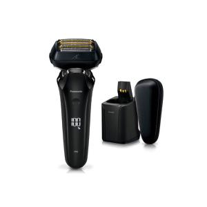 Panasonic パナソニック 髭剃り ラムダッシュPRO 6枚刃 ES-LS9Q 密着5Dヘッド リニアモーター駆動 本体水洗い 音波洗浄モード 全自動洗浄充電器 ケース付き