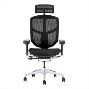 関家具 456298 グラント BK ハイタイプ PU ブラック オフィスチェア