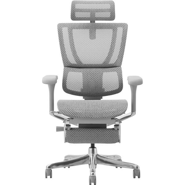 関家具 459649 Ergohuman FIT2-LPL-DR-GF-WH グレーフレーム×ホワイ...