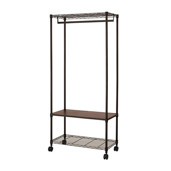 ワードローブ80W ルミナス ノワール ドウシシャ NO8018-3WR