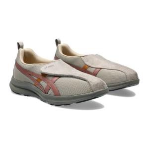 リハビリ用靴 調整可能 ブラウン【右足】【婦人用】【24センチ】【2〜3回使用】 ASICS（アシックス） 介護シューズ 24.5cm 介護用 介護靴 靴