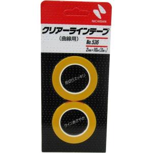 クリアーラインテープ　No.536（幅3㎜） NICHIBAN（ニチバン） NICHIBAN 259215 0003 #536 クリアラインテープ