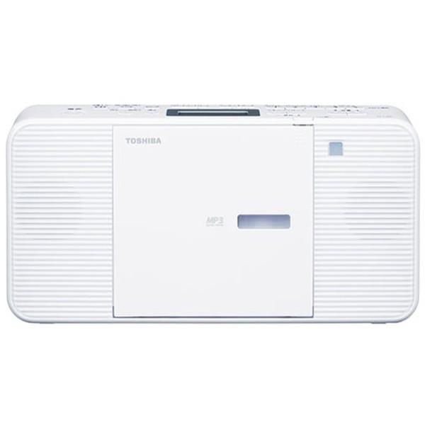 東芝 TY-C301 ホワイト CDラジオ ワイドFM/MP3再生対応