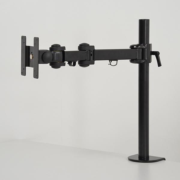 サンコー 4軸式くねくねモニターアーム ブラック THANKO MARMGUS192B