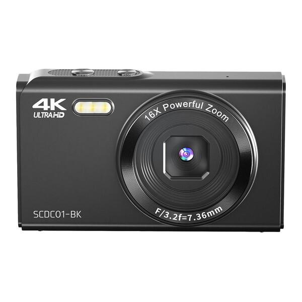 SAC SCDC01-BK コンパクトデジタルカメラ (1300万画素) メーカー直送