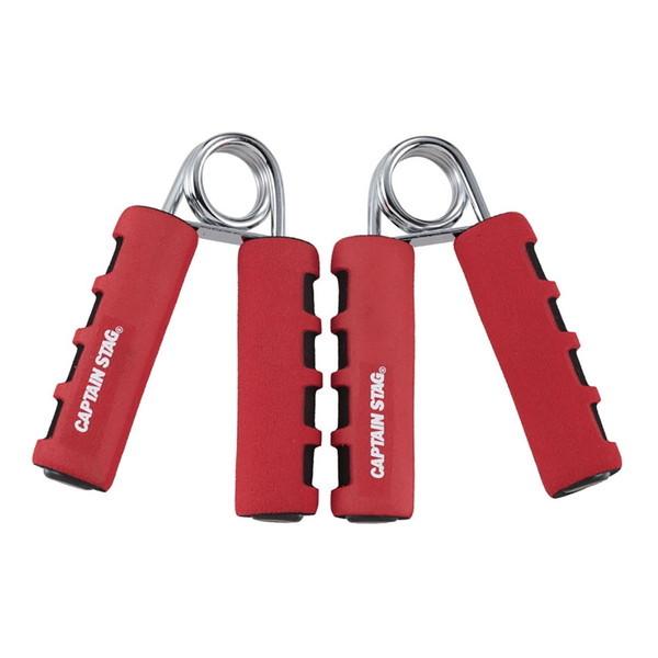 CAPTAIN STAG UR-810 ソフトハンドグリップ 20Kg 2pcs (レッド/ブラック...