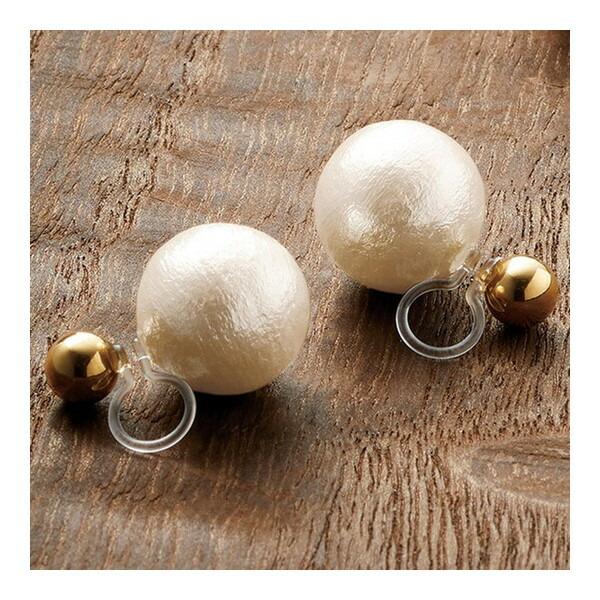 ノンホールピアス ホワイト 9492