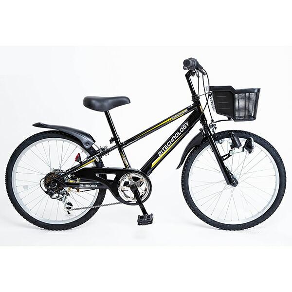 21Technology KD226 ブラック 子供用自転車（22インチ・6段変速） メーカー直送
