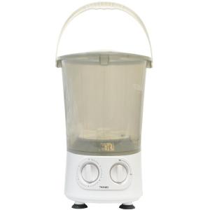 バケツ洗濯機 サンコー バケツランドリー 簡易 温水 お湯 小型 コンパクト ポータブル 持ち運び 熱水洗濯 油汚れ 残り湯 タイマー SBTMNWMB THANKO