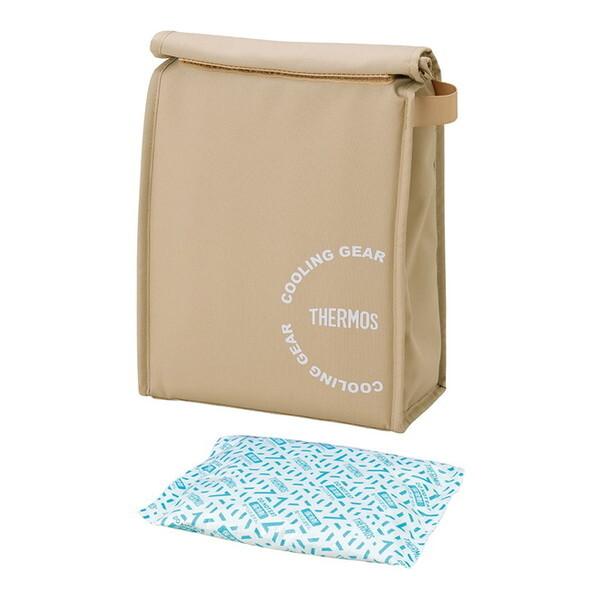 スポーツ保冷バッグ ベージュ サーモス REY-0031 BE 保冷剤付き バッグインバッグ 熱中症...