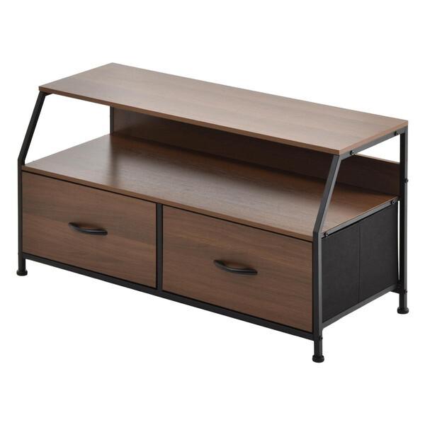 B.Bファニシング ONLS0387MODBR ダークブラウン Regal 棚付きリビングチェスト ...