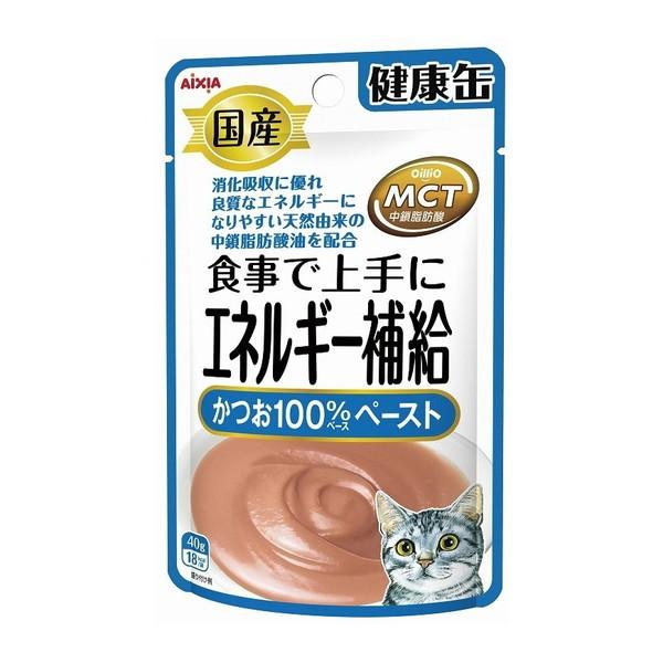 アイシア 国産 健康缶パウチ エネルギー補給かつおペースト 40g