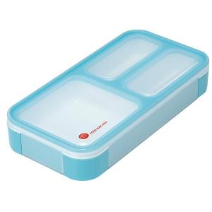 フードマン シービージャパン 薄型弁当箱 フードマンミニ スカイブルー 弁当 弁当箱 400ml ランチボックス 電子レンジ可