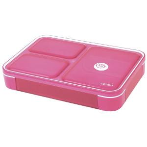 フードマン シービージャパン 薄型弁当箱 フードマン600 クリアベリーピンク 弁当 弁当箱 600ml ランチボックス 電子レンジ可