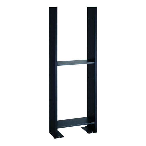 ユニソン 324031120 ヴィコ DB スタンド H1300 アンカータイプ サテンブラック メ...