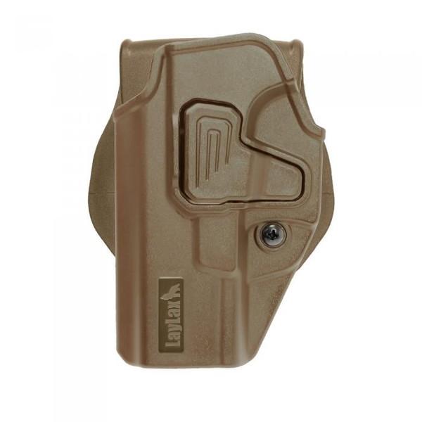LayLax CQCホルスター右用 グロック用TAN BATTLE STYLE