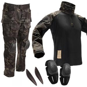 LayLax リーコン コンバット BDU 4点セットマルチカムブラック XL