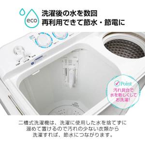 期間限定ポイント5倍! 洗濯機 縦型 6kg ...の詳細画像1