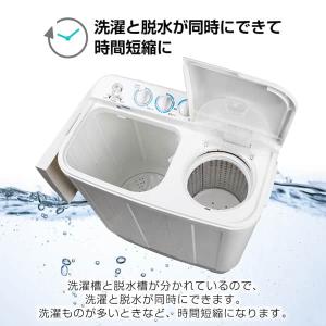 期間限定ポイント5倍! 洗濯機 縦型 6kg ...の詳細画像3