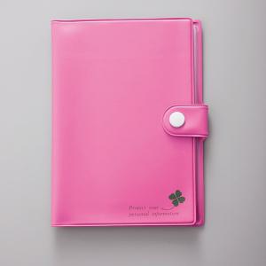 清水産業 通帳カードシールドケースブック型ローズ