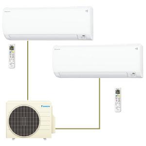 エアコン ダイキン DAIKIN PAC-403AV ホワイト マルチパック マルチエアコン 主に6畳 + 6畳 メーカー直送