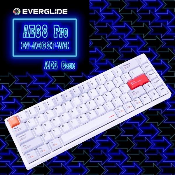 EverGlide EV-AE68P-WH ホワイト AE68 Pro ラピッドトリガー搭載 ゲーミ...