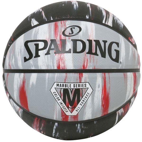 SPALDING マーブル レッド×ブラック ラバー SZ5 84-930J