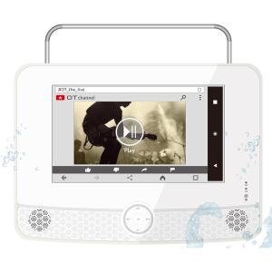 テレビ 9型 ダイアモンドヘッド OVERTIME 9インチ OT-WPT90AK ホワイト ポータブル液晶防水テレビ ※BS・CS非対応