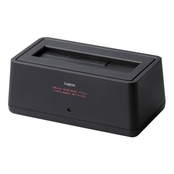 HDDスタンド ELECOM エレコム LGB-1BSTU3 ブラック HDD・SSDスタンド(1B...