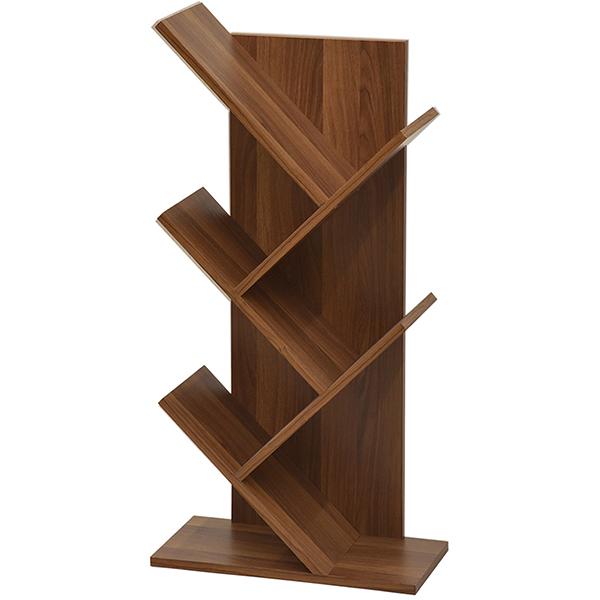 ジグザグ本棚 WN ウォールナット リーテンスタッド LSD-06-BKR-wn メーカー直送