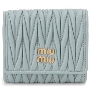 miu MIU ミュウミュウ 二つ折り財布 ピンク 5MV204 2FPP F0236