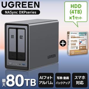 Synology DS223j 2ベイ NASキット + HAT3300-4T 3.5インチ内蔵HDD(4TB